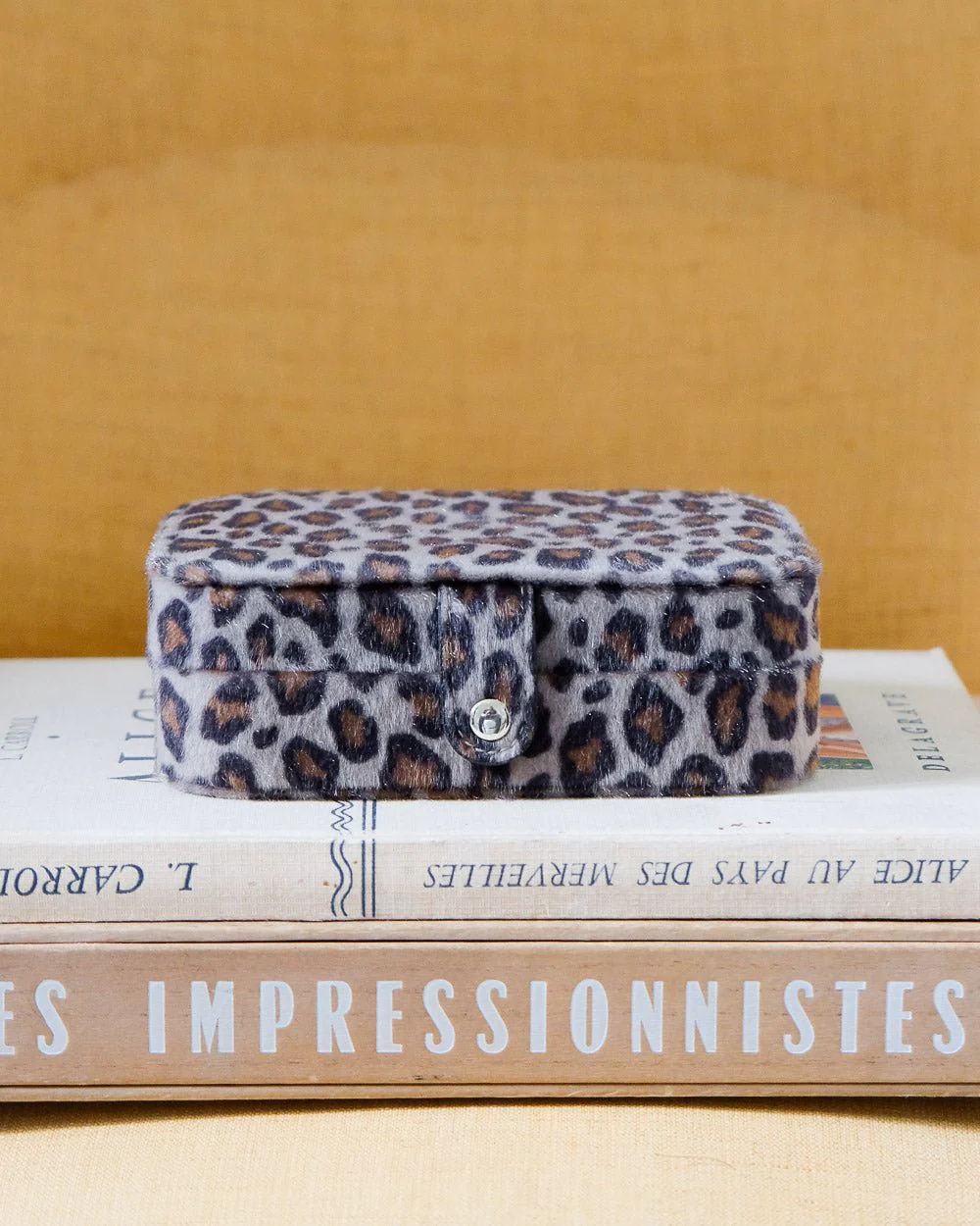 Boîte à bijoux de voyage Brigitte en léopard - Image 6