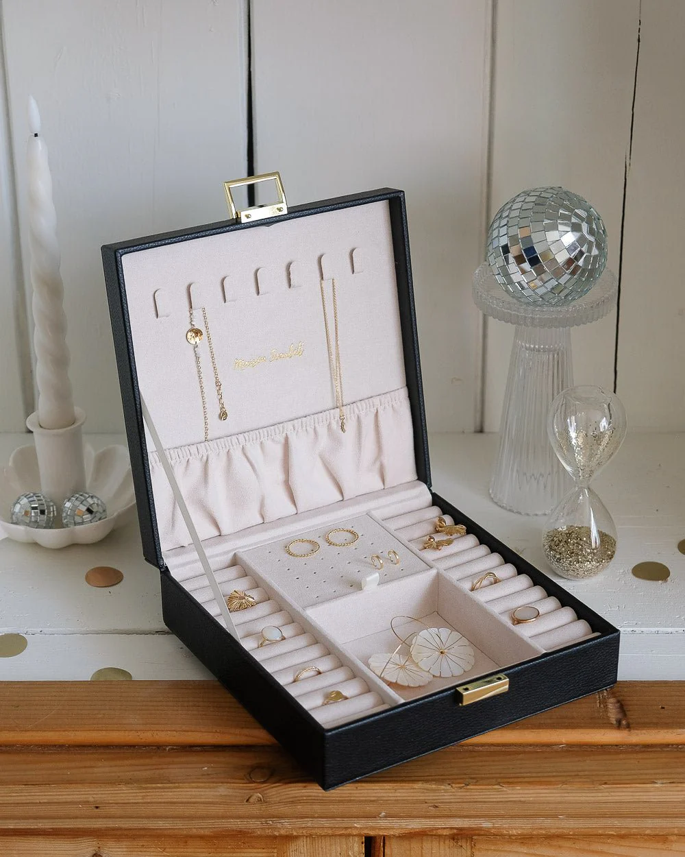 Boîte à bijoux Anne en cuir PU - Image 12
