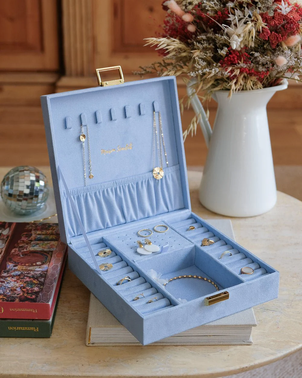 Boîte à bijoux Anne en velours - Image 18