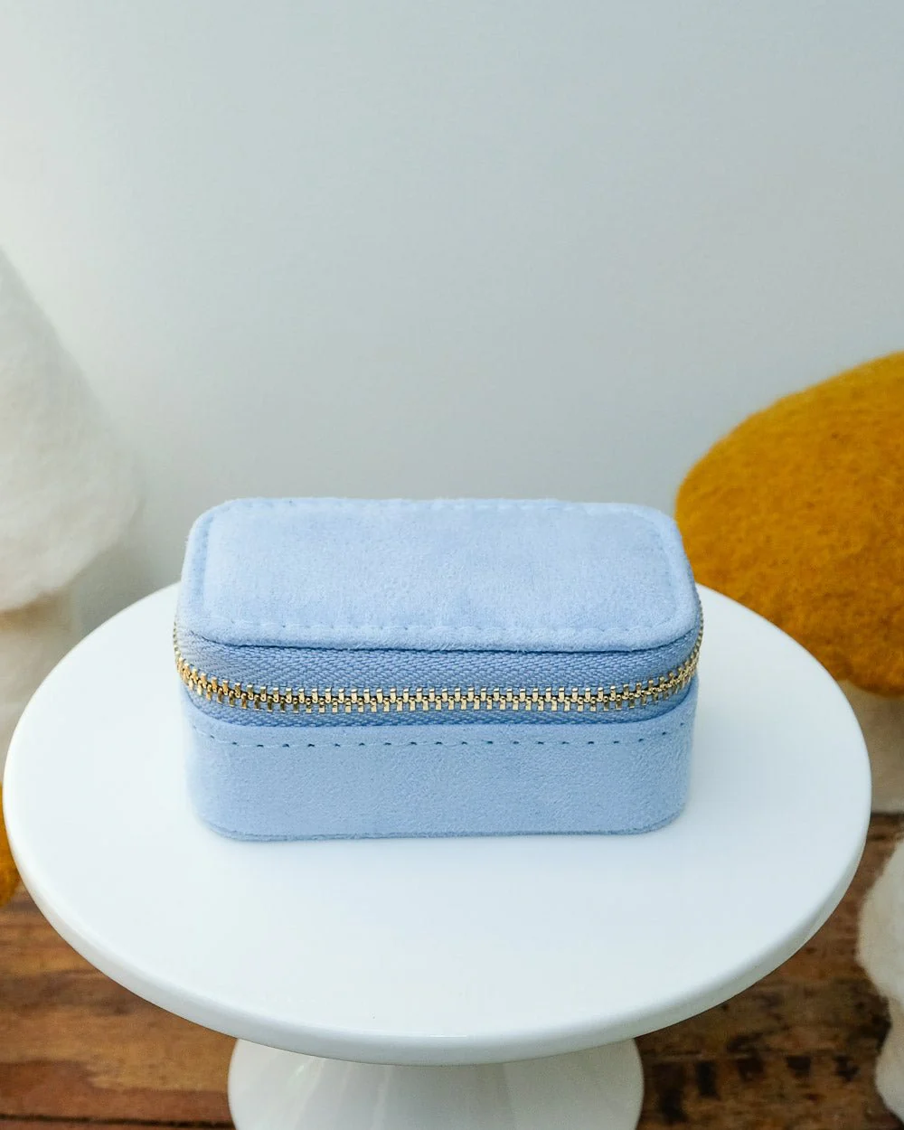 Mini boîte à bijoux de voyage Marie en velours - Image 18