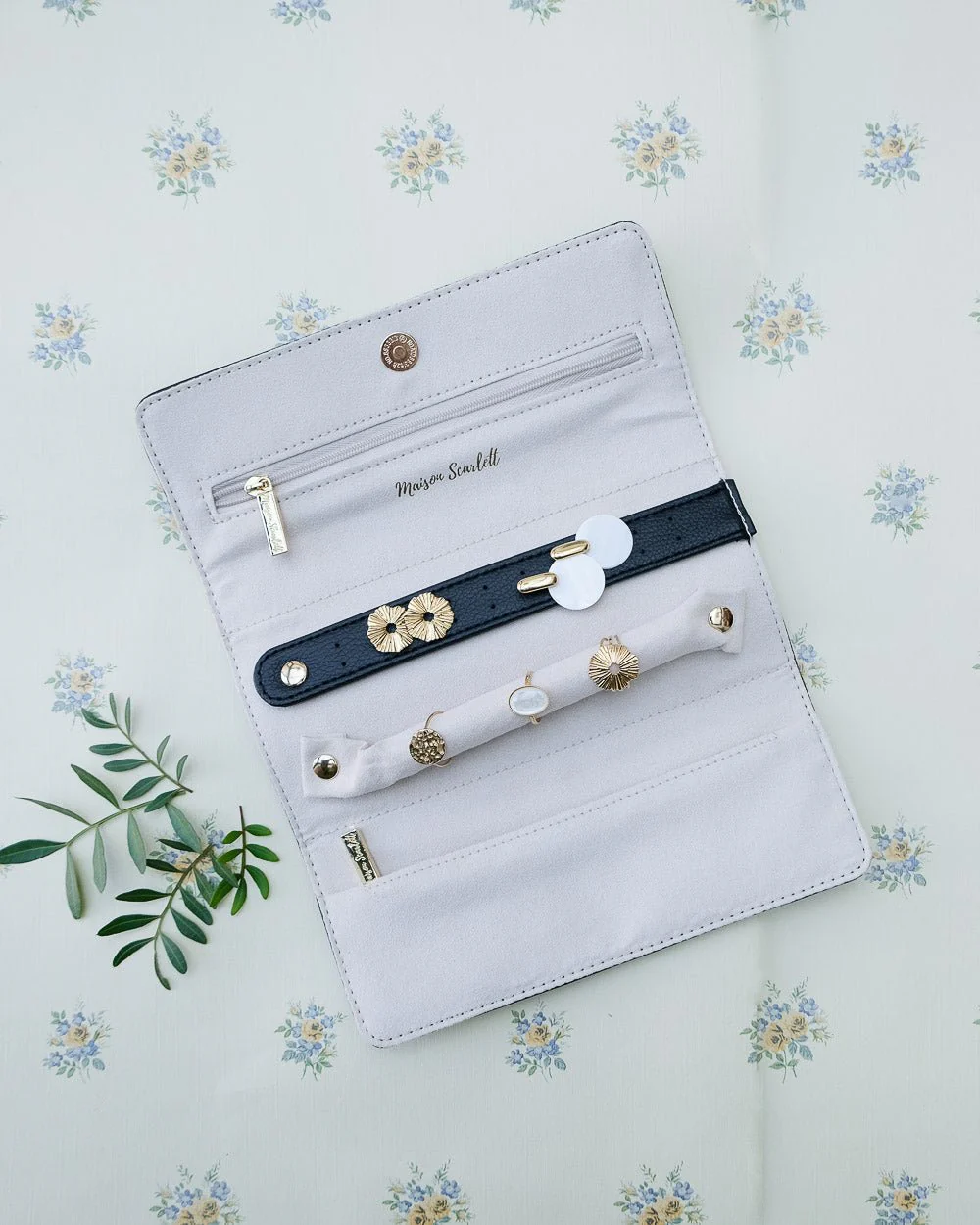 Pochette à bijoux Catherine en cuir PU - Image 17
