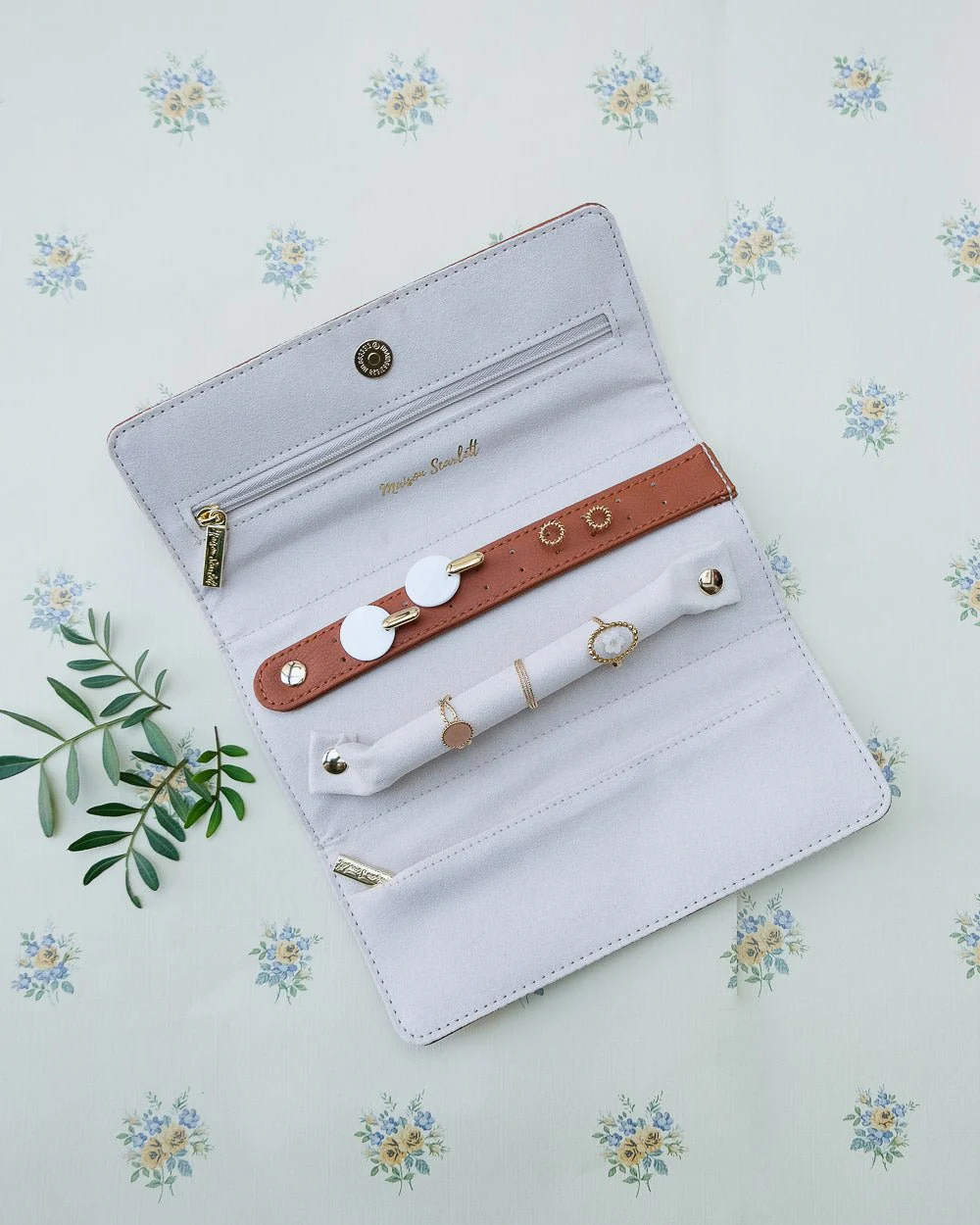 Pochette à bijoux Catherine en cuir PU - Image 21