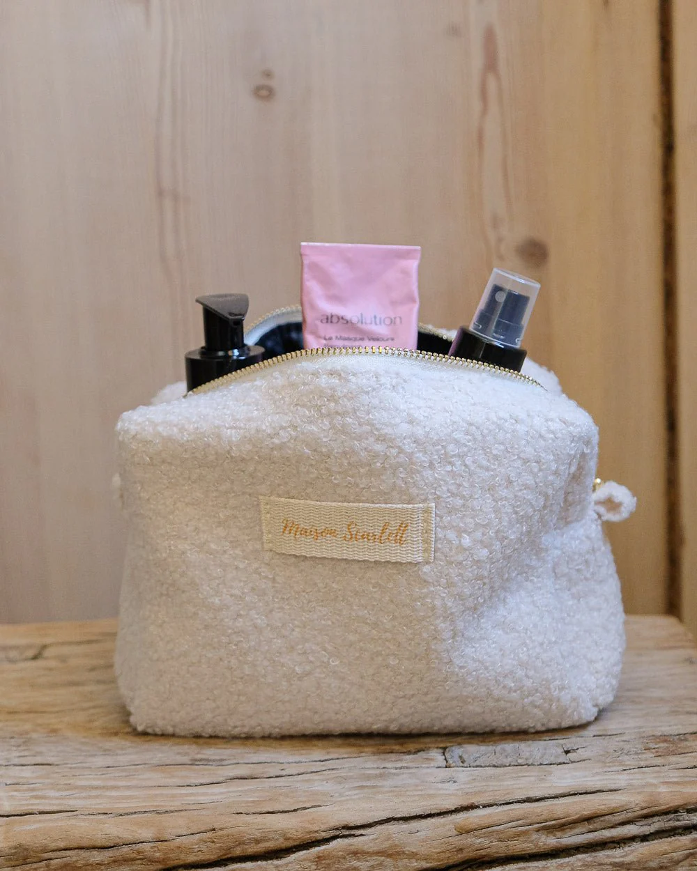 Trousse de toilette Charlotte en moumoute - Image 4