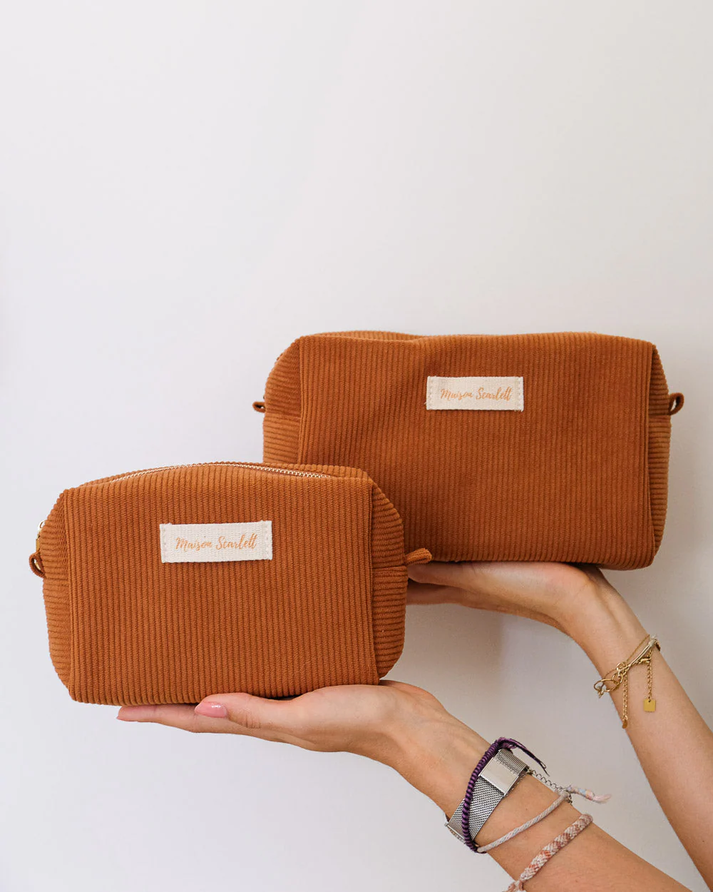 Trousse de toilette Charlotte en velours côtelé - Image 17